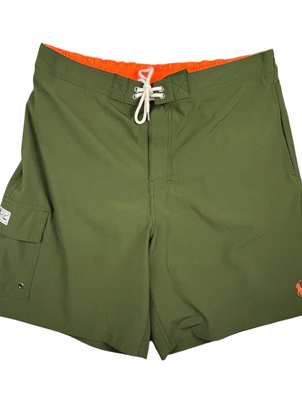 Polo Ralph Lauren Swim Trunks Mens XL Green Lined Kailua Classic Fit 8”